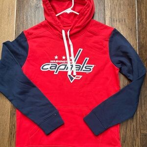 Fanatics Red and Navy Men's Washington capitals Hoodie